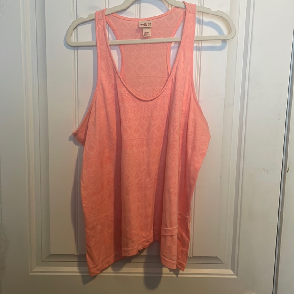 Orange tank top size XL
